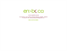 Tablet Screenshot of enbocarestaurante.com